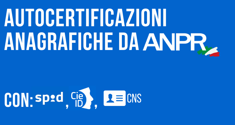 Immagine che raffigura ANPR - Servizi al cittadino e autocertificazioni anagrafiche