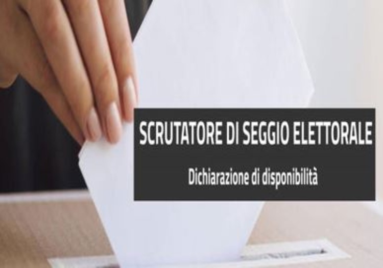Immagine che raffigura MANIFESTAZIONE DI INTERESSE PER L'INCARICO DI SCRUTATORE ALLE ELEZIONI DEL 25 SETTEMBRE