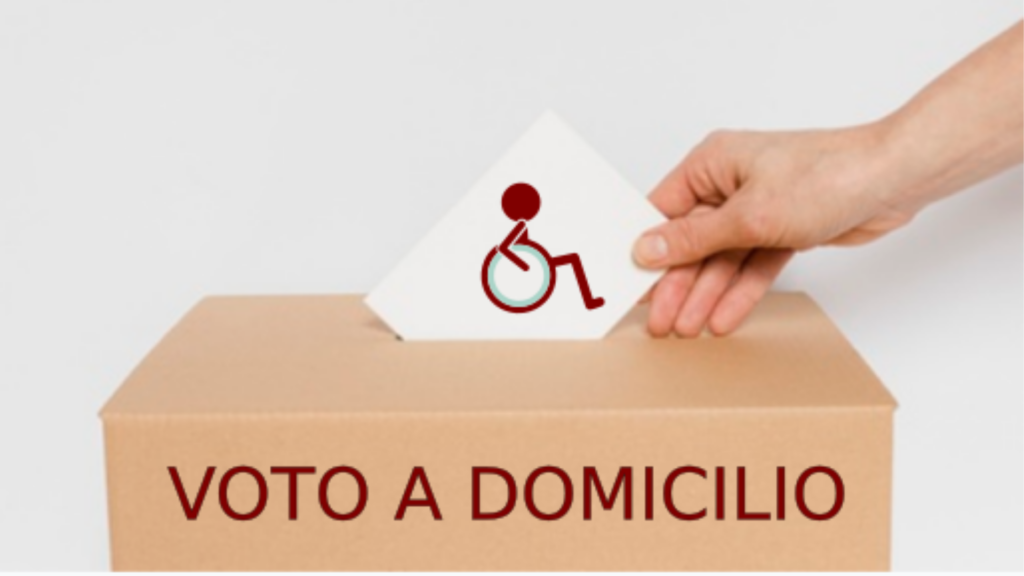 Immagine che raffigura VOTO DOMICILIARE PER ELETTORI AFFETTI DA INFERMITA' CHE NE RENDANO IMPOSSIBILE L'ALLONTANAMENTO DALL'ABITAZIONE