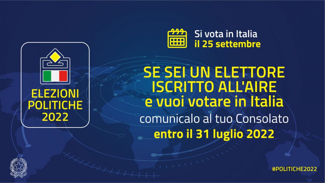 Immagine che raffigura VOTO DEGLI ELETTORI RESIDENTI ALL'ESTERO 