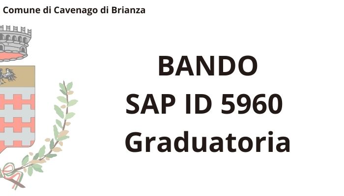 Immagine che raffigura Graduatoria definitiva  bando sap  ID 5960 