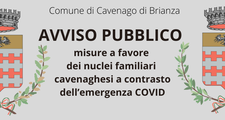 Immagine che raffigura Misure a favore dei nuclei familiari cavenaghesi a contrasto dell’emergenza covid