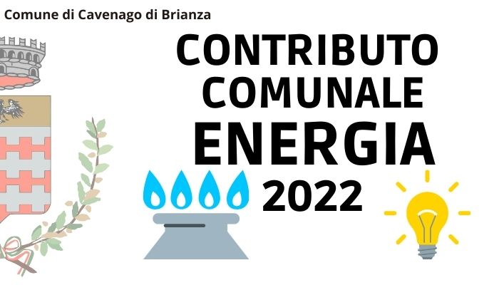 Immagine Contributo comunale energia 2022: pubblicazione graduatorie