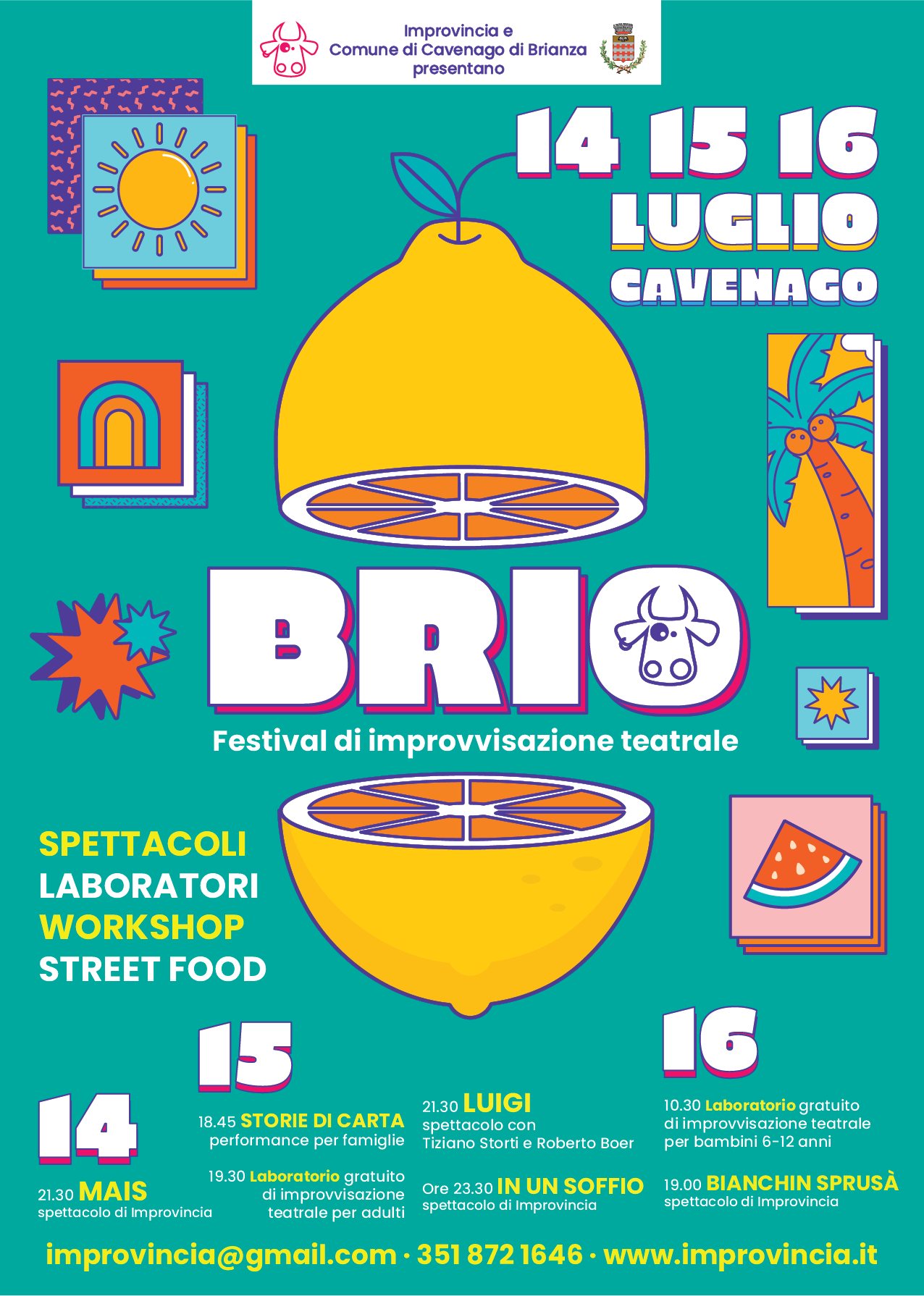 BRIO, festival di improvvisazione teatrale in Brianza