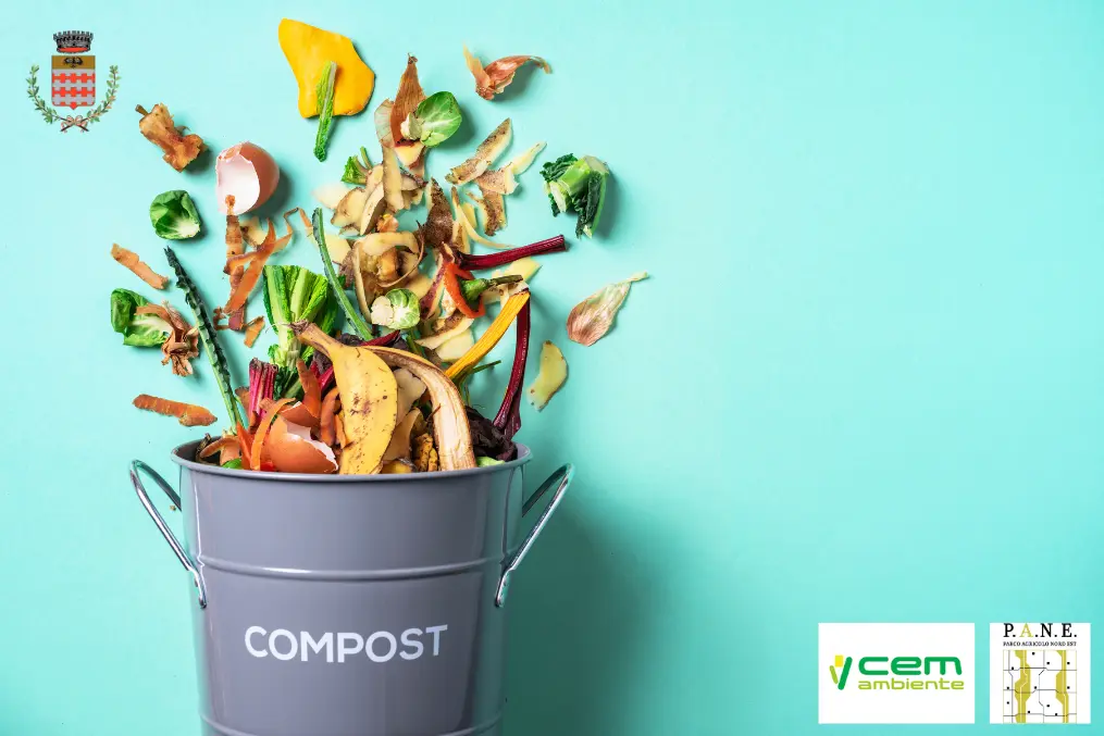Vuoi trasformare i tuoi scarti in una risorsa utile per l’ambiente e il tuo orto?
Partecipa al corso gratuito di compostaggio domestico organizzato da CEM Ambiente, con il patrocinio del Parco Agricolo Nord Est (PANE).

