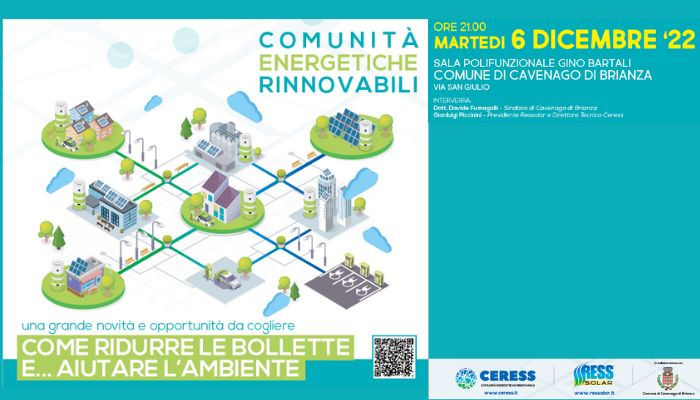 Immagine che raffigura COMUNITÀ ENERGETICHE RINNOVABILI 