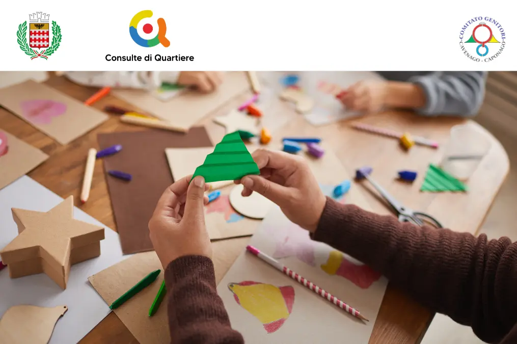 Le Consulte di Quartiere invitano famiglie e bambini al Laboratorio Natalizio “Creiamo comunità”. Un pomeriggio di creatività condivisa per decorare insieme l’albero del proprio quartiere. Appuntamento domenica 30 novembre dalle 15.30 alle 18.00.