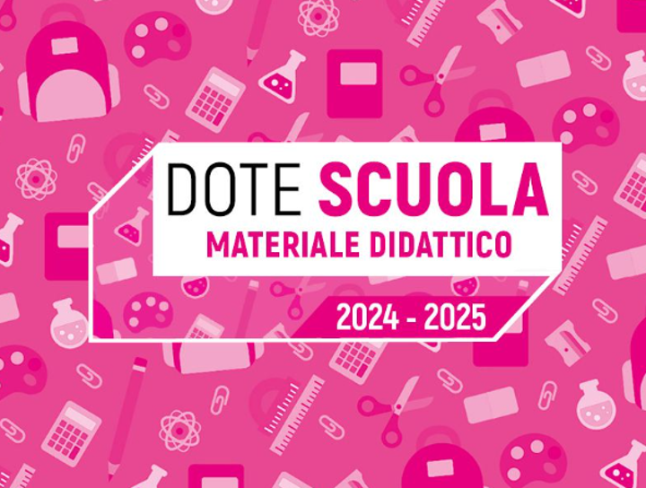 Immagine DOTE SCUOLA -Materiale scolastico a.s.2024/2025