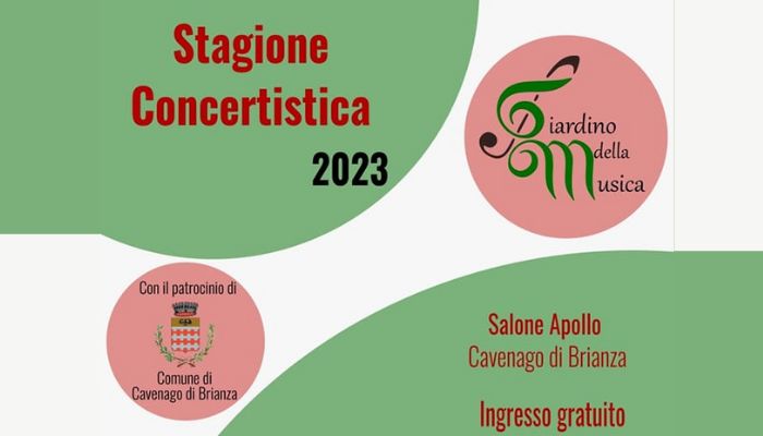 Associazione Giardino della Musica: stagione concertistica 2023
