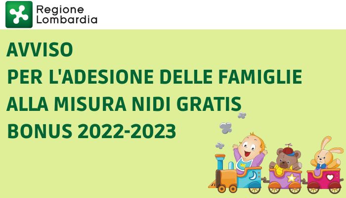 Immagine che raffigura Nidi Gratis - Bonus 2022/2023