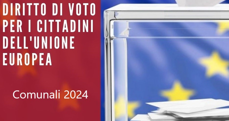 Immagine che raffigura DIRITTO DI VOTO DEI CITTADINI DELL'UNIONE EUROPEA PER LE ELEZIONI COMUNALI 2024
