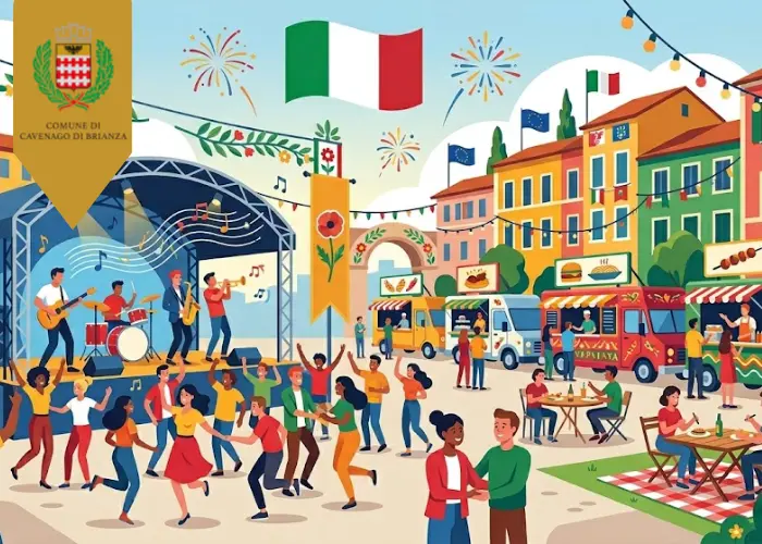 Il weekend dell'1-2-3 Maggio 2026 va in scena anche quest'anno un'attesa tre giorni di Festa del 1° Maggio in Piazza Libertà, con tanti eventi e concerti tutti i giorni, un gustoso street food corner da leccarsi i baffi, divertimento per tutte le età!