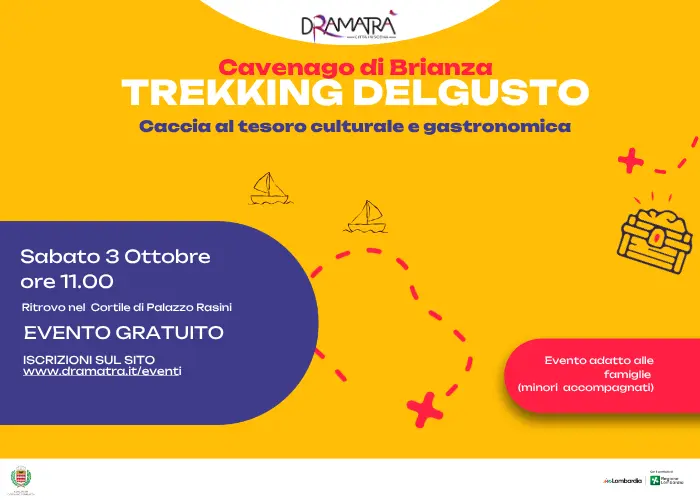 Sabato 3 ottobre arriva a Cavenago una caccia al tesoro digitale a tappe per le vie del centro e le aree verdi. Partecipazione gratuita con prenotazione obbligatoria per squadre da 2 a 8 persone. Un'avventura aperta a tutti per vivere il territorio.